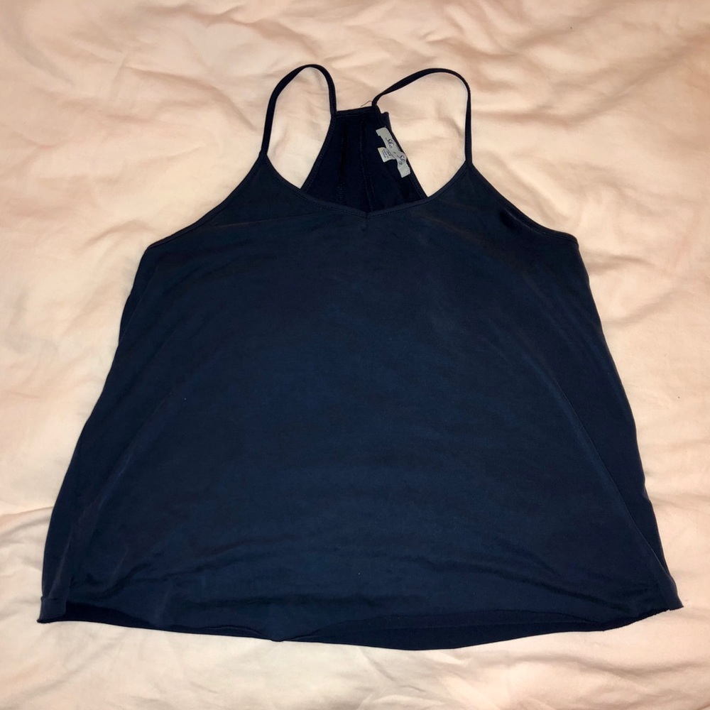 She and Sky navy blue tank